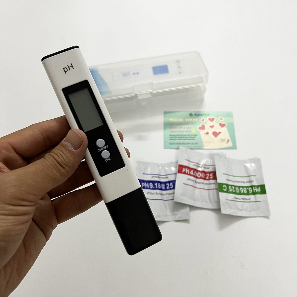 Máy Đo PH Cầm Tay Chuyên Dụng Cho Bể Cá Cảnh, Hồ Cá Koi (độ chính xác rất cao)