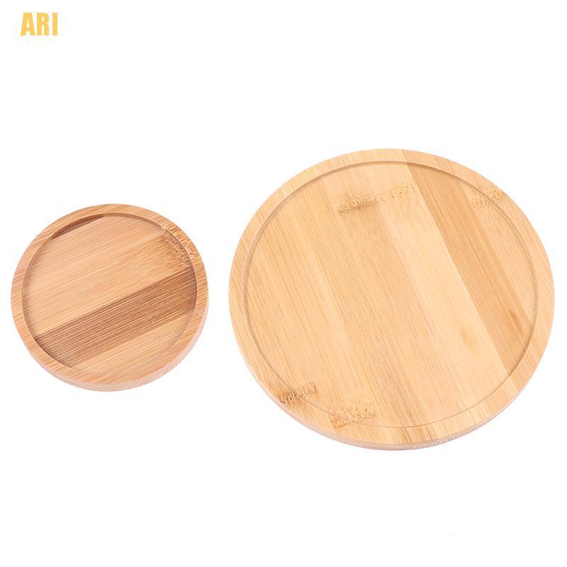 Đĩa Tre Hình Tròn / Vuông Dùng Trồng Cây Mọng Nước Tiện Dụng