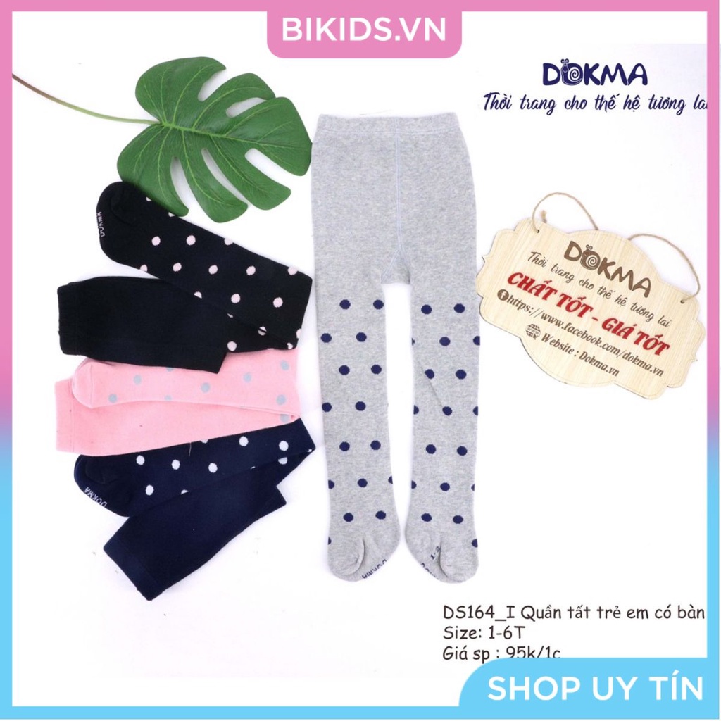 Dokma - Quần tất có bàn chống trơn size 1- 6T ( DS164)