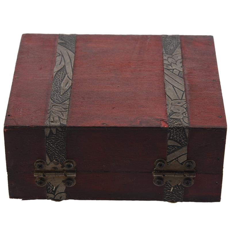Hộp Đựng Trang Sức Bằng Gỗ Có Khóa Cổ Điển