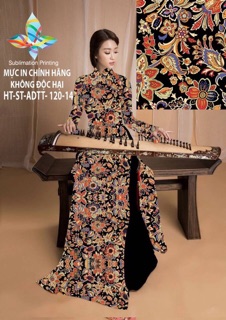 Bst vải áo dài Hoa văn độc đáo 🌼