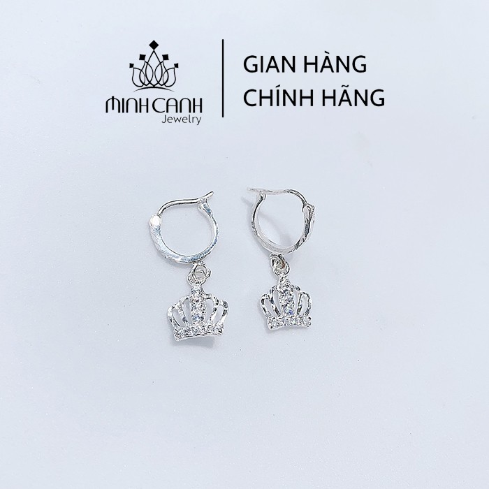 Bông Tai Bạc Hình Vương Miện Cho Bé Yêu - Minh Canh Jewelry