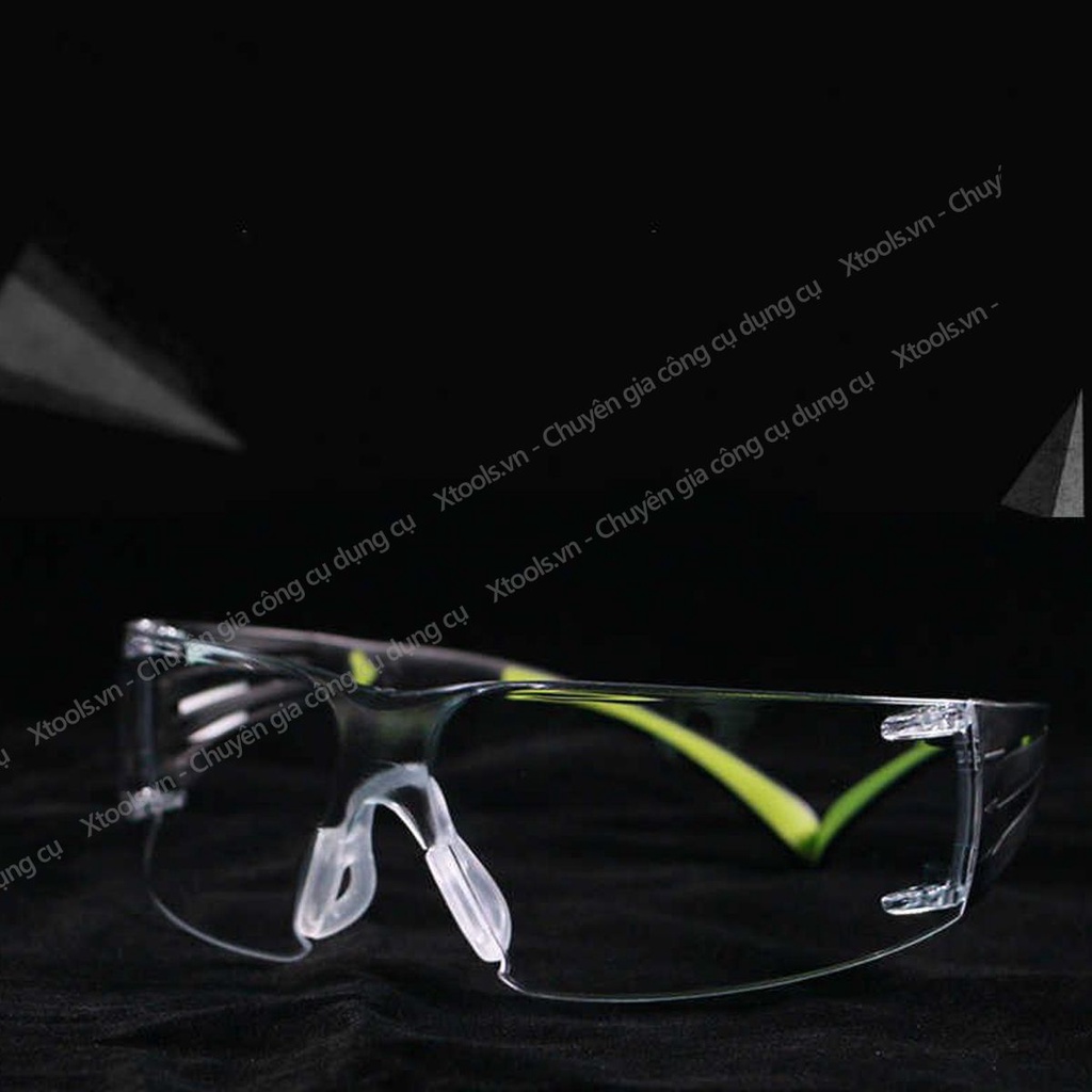 Kính bảo hộ 3M SF401AF kính chống bụi chống tia UV chống đọng sương chống trầy xước (màu trắng)