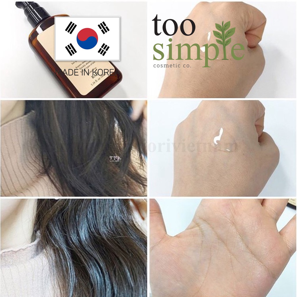 [TooSimple]  Dầu dưỡng tóc R3 Argan Hair Oil 100ml