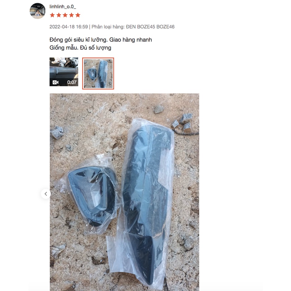 ốp pô winner x 150 v2,v3 màu đen nhám thanh khang