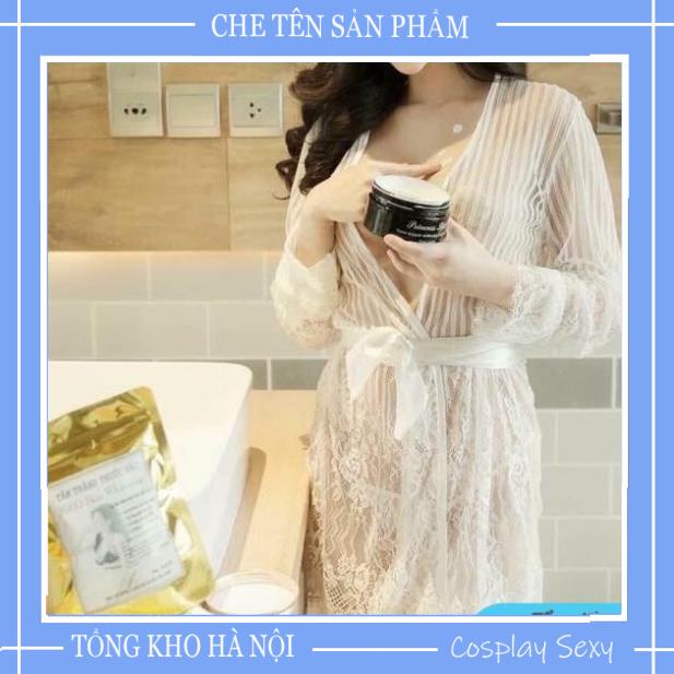 Áo choàng ngủ sexy, áo choàng đi biển ren quến rũ, gợi cảm, chụp ảnh studio, indoor Ivyshop ACR004 | BigBuy360 - bigbuy360.vn