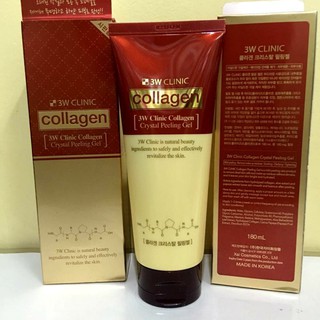 Kem tẩy tế bào da chết 3W Clinic Collagen Crystal Peeling Gel MỸ PHẨM chăm sóc dưỡng trắng da Hàn Quốc Chính hãng
