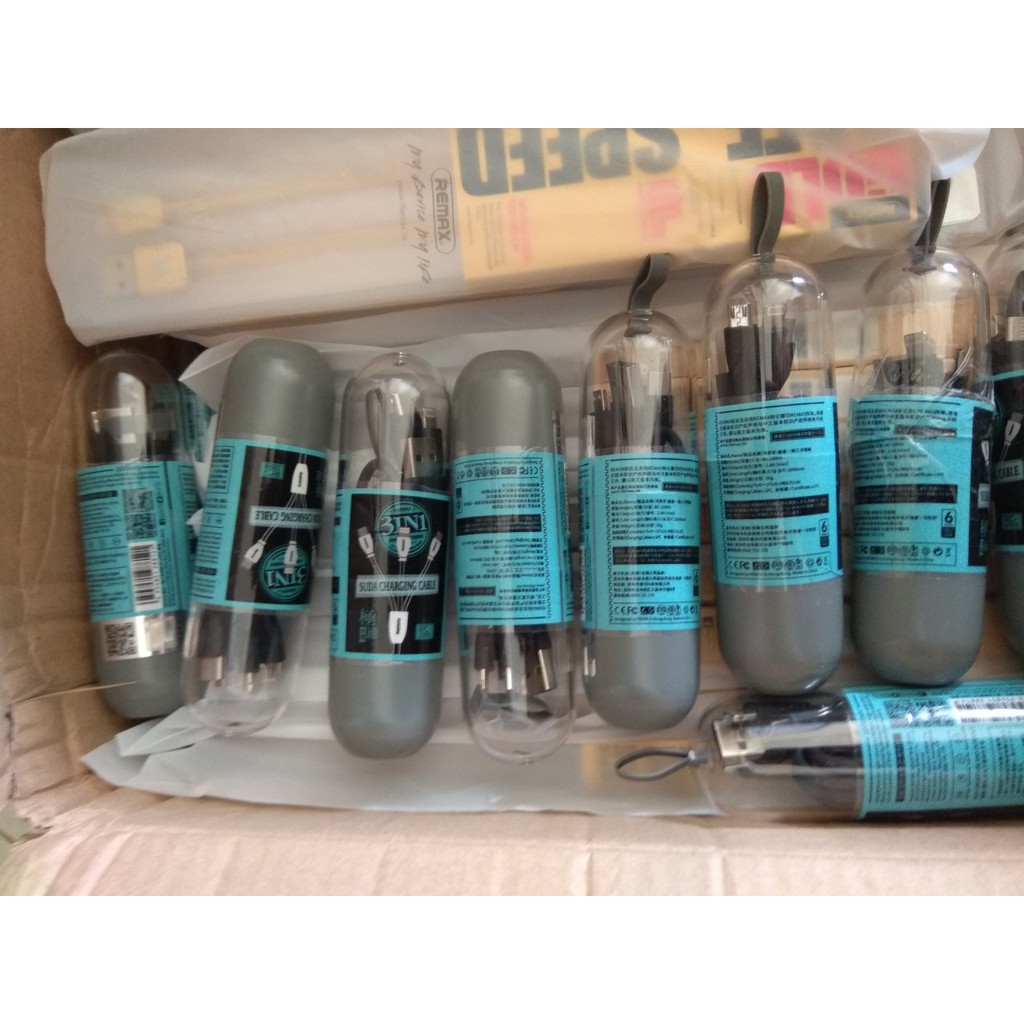 Cáp sạc 3 trong 1 Remax