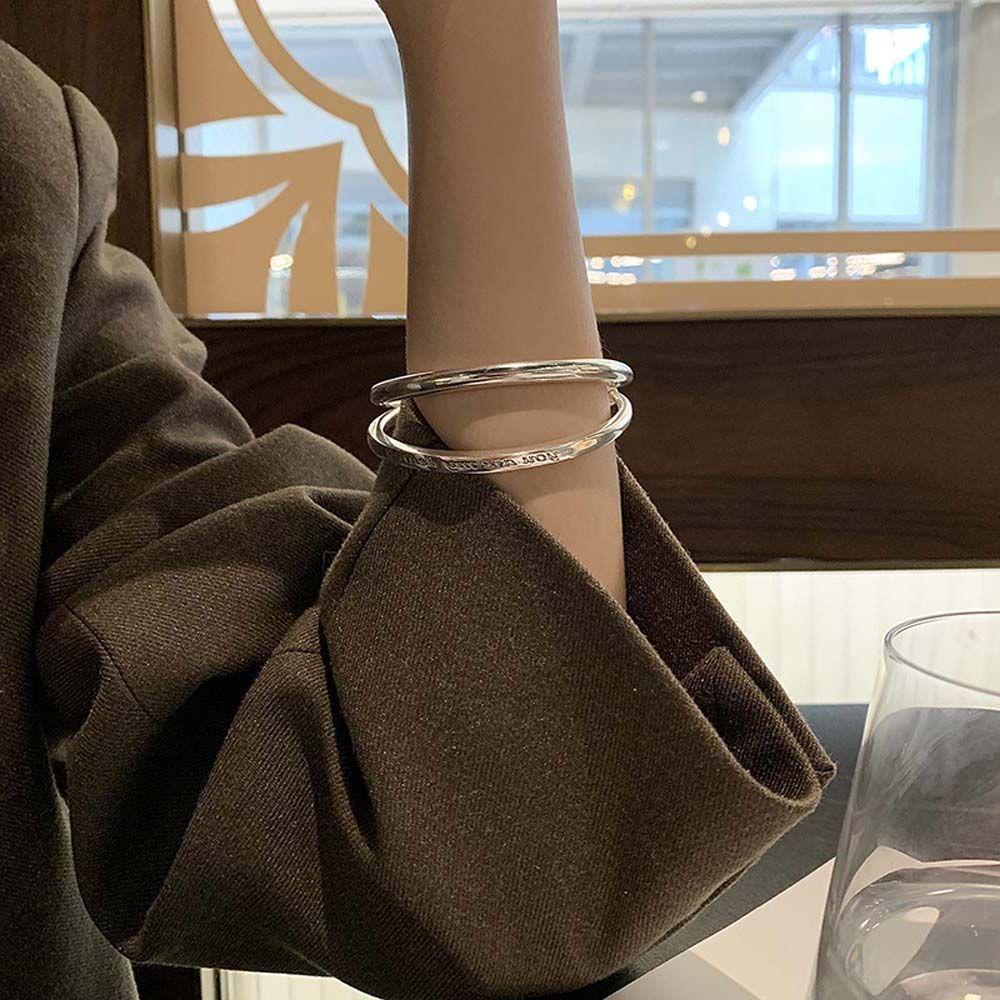 JARRED Vòng Tay In Chữ Tiếng Anh Phong Cách Punk Thời Trang Cho Nữ