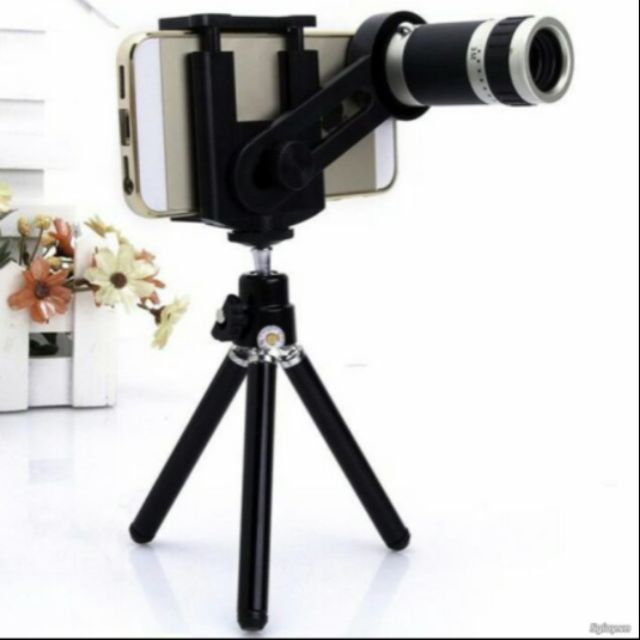 Bộ chân đế Trippp và Lens chụp ảnh Trippo 3 chân Tele