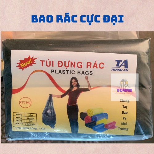 Bao Đựng Rác Công Nghiệp Túi Dẻo Dai Dễ Sử Dụng Đủ Kích Thước An Toàn Vệ Sinh Cho Gia Đình