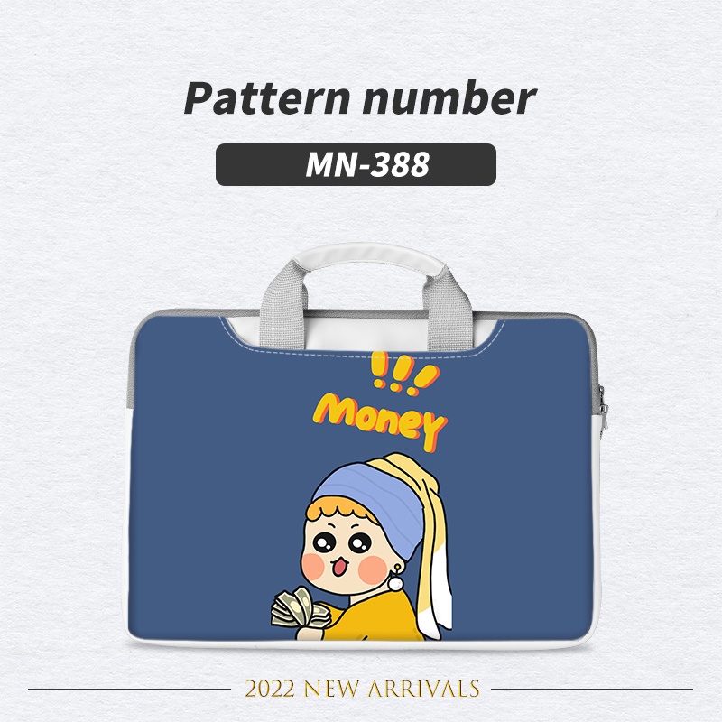 Túi Đựng laptop Chống Sốc Không Thấm Nước Họa Tiết Hoạt Hình Dễ Thương 13.3 14 15.6 inch