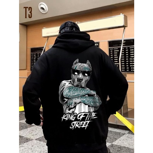 Áo sweater unisex nam nữ hình con chó đeo kính đen xăm trổ có bigsize vải nỉ bông cao cấp