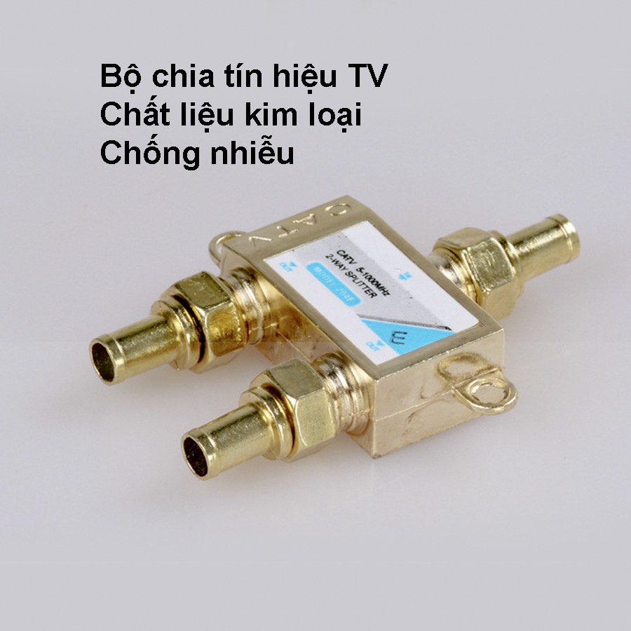 Bộ chia tín hiệu truyền hình mặt đất, truyền hình cáp 1 ra 2