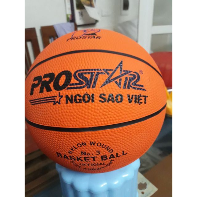 (Chính hãng) Quả bóng rổ ⚡️ 𝐅𝐑𝐄𝐄 𝐒𝐇𝐈𝐏 ⚡️ Prostar cao su siêu bền phù hợp mọi mặt sân size 5,6,7 p(tặng kim + túi lưới)