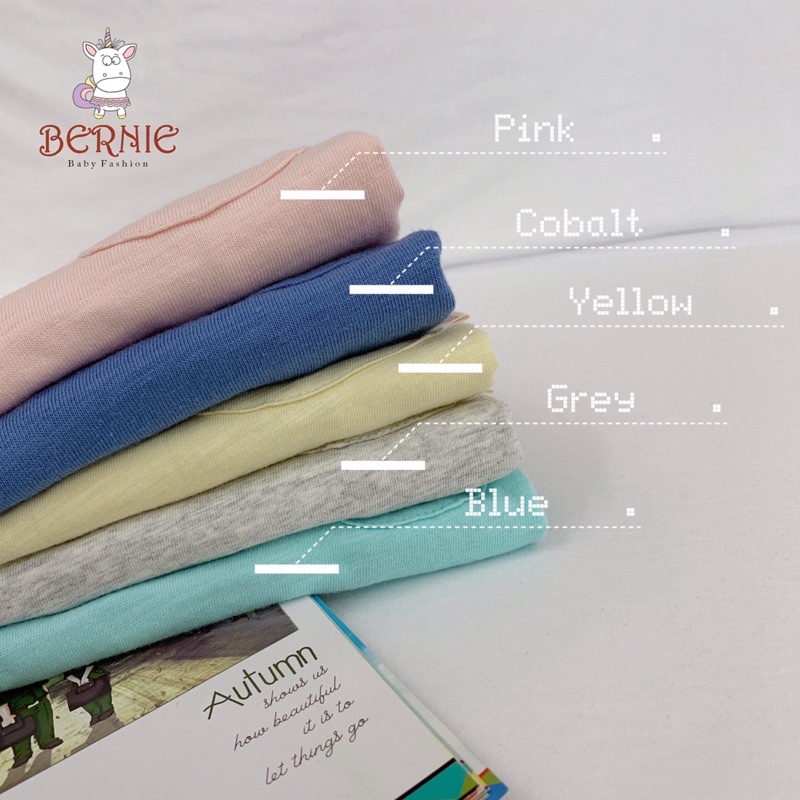 Áo bé trai bé gái Bernie cotton xước xẻ tà unisex cho bé từ 9-22kg-A118