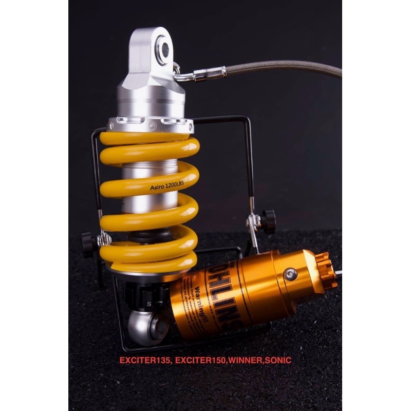 [Sale Sốc] Phuộc bình dầu Ex150 Ex135 Winner thái lan - Ohlins núm bông mai tăng chỉnh vàng - giá sỉ