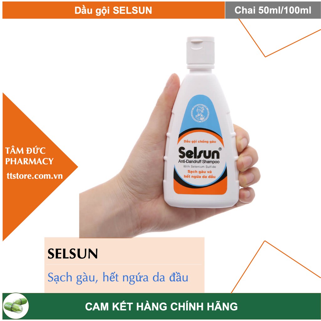 SELSUN - Dầu gội sạch gàu Selsun Anti-Dandruff Shampoo 1%