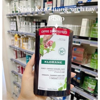 Dầu gội dành cho tóc rụng klorane 400ml- hàng pháp