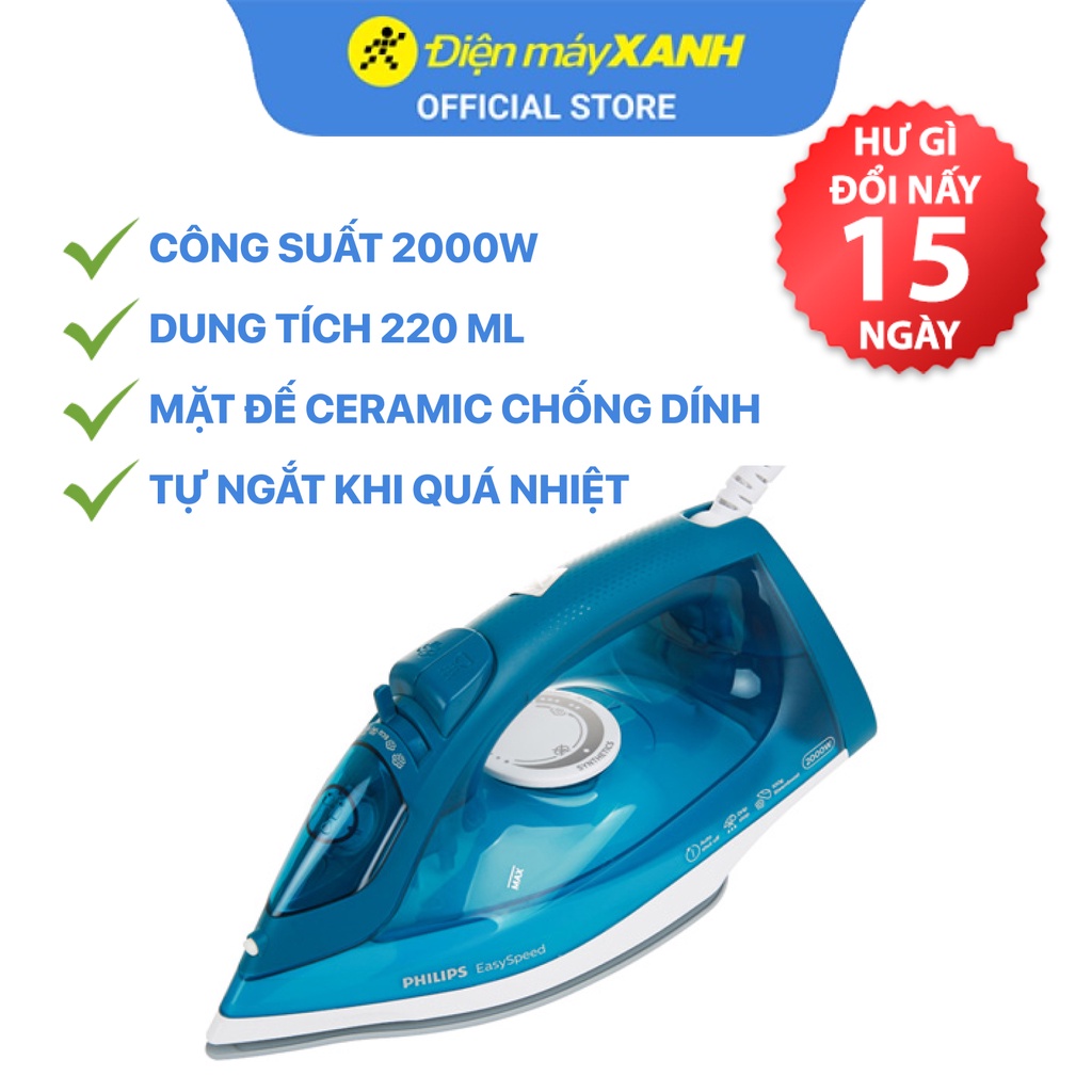 Bàn ủi hơi nước Philips GC1756