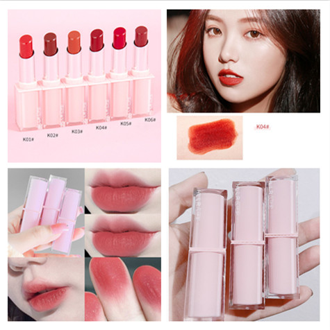[Hàng mới về] Son kem lì kháng nước lâu trôi cỡ nhỏ màu sắc tươi mới retro thời trang cho nữ và người mới bắt đầu