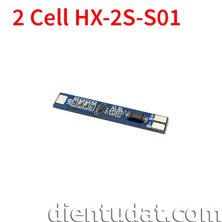 Mạch Sạc Bảo Vệ Nối Tiếp 2 Cell 18650 HX-2S-S01