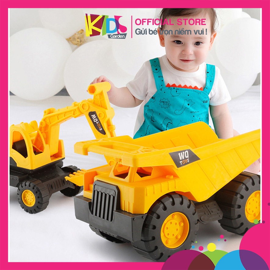 Xe đồ chơi cho bé Xe công trình CỠ LỚN nhập khẩu XDC16 KIDS GARDEN