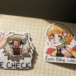 Sticker rời Kimetsu No Yaiba