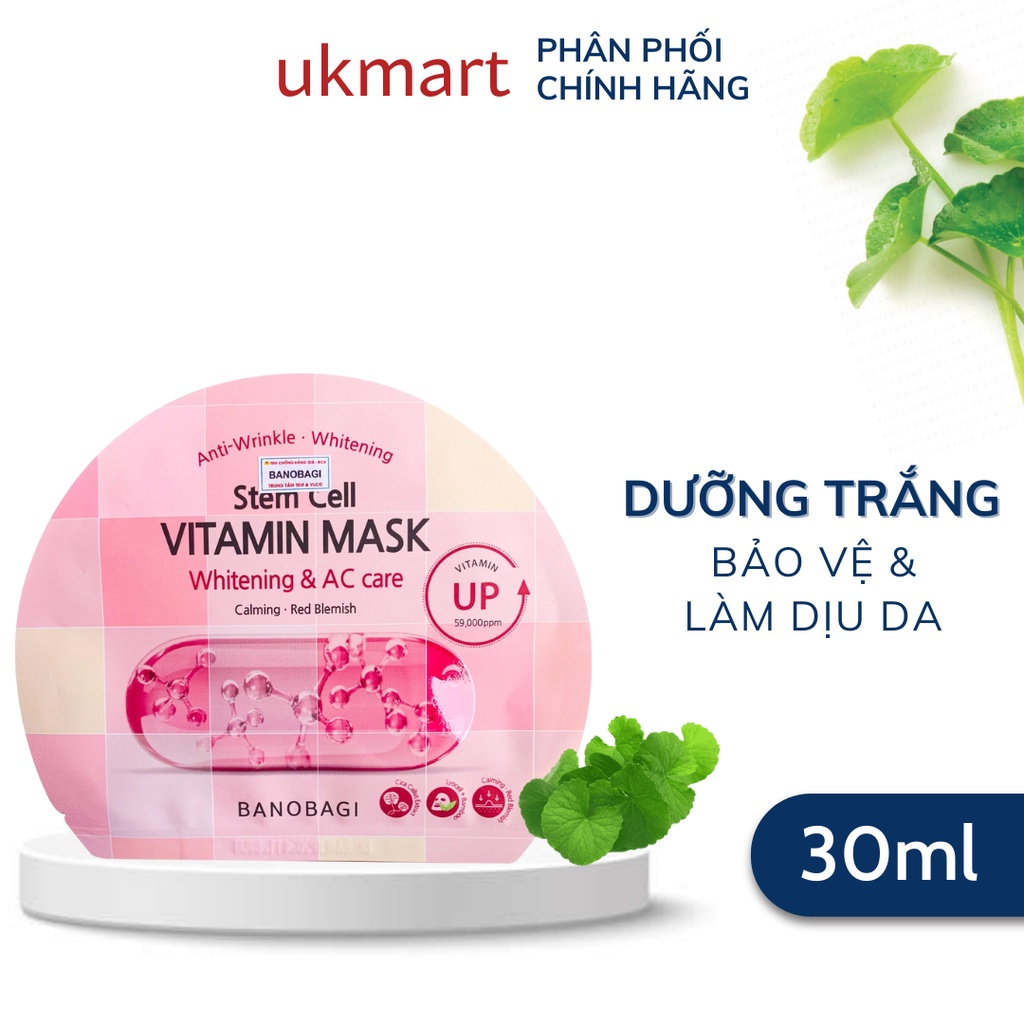 Mặt Nạ Giấy Banobagi Mask Phiên Bản Nâng Cấp 2022