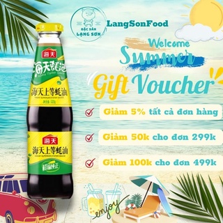 Dầu hào Hải Thiên thượng hạng chai 260g chuẩn gia vị Trung Quốc