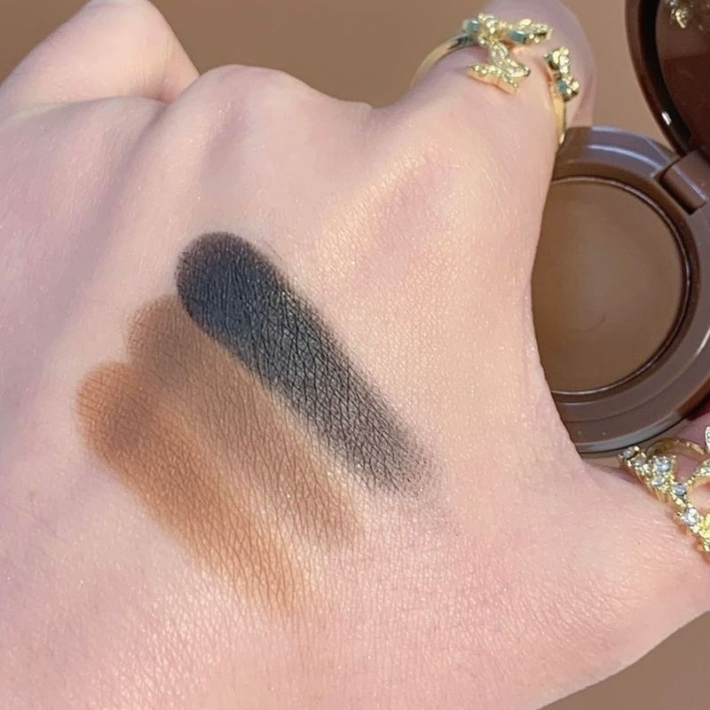 Bảng Phấn Kẻ Lông Mày Ba Tầng Màu Sắc Nhẹ Nhàng Chống Thấm Nước Và Mồ Hôi