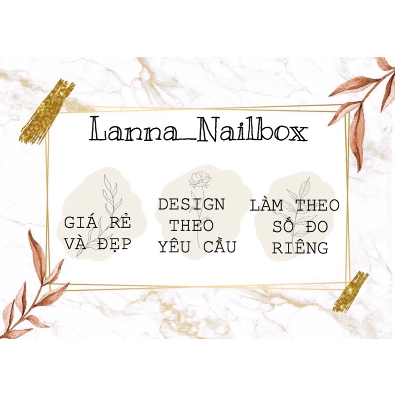 Nailbox móng up thiết kế theo số đo