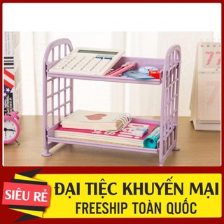 Kệ Nhựa Để Vật Dụng Mini 2 Tầng tiện lợi