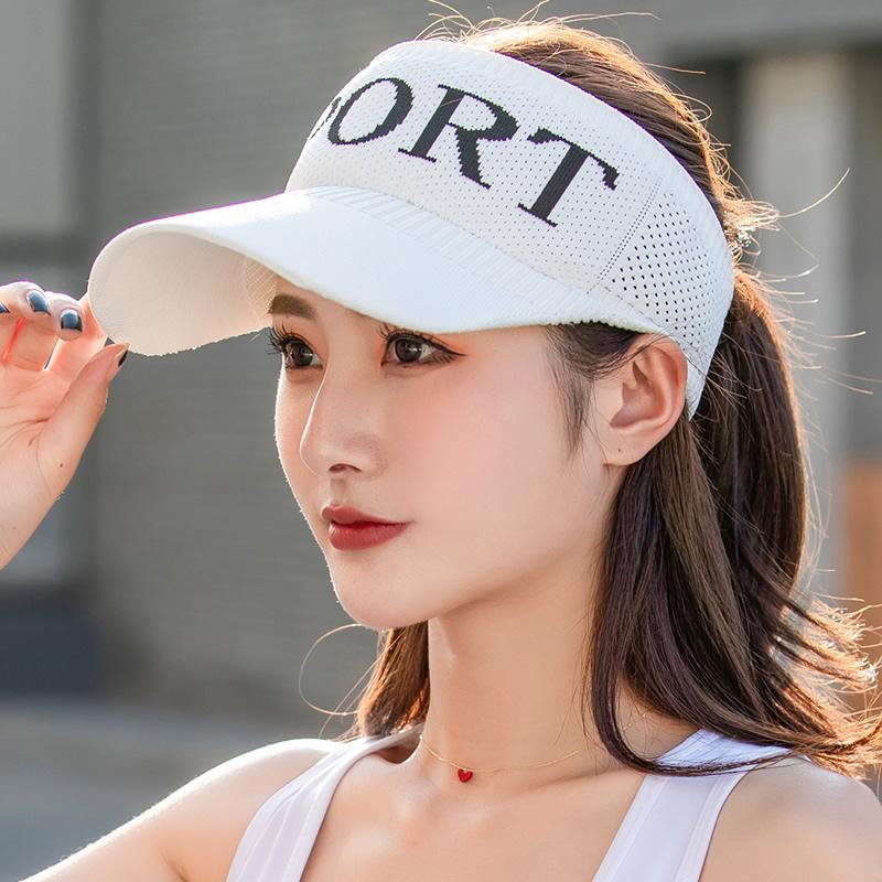Mũ lưỡi trai cotton phong cách thể thao thoáng khí cho nữ