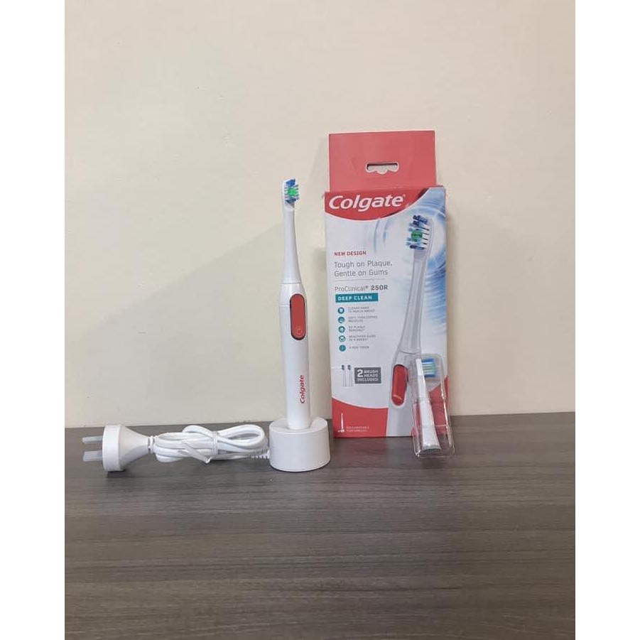 Bàn chải điện dòng cao cấp Colgate Proclinical 250R Deep clean - siêu sạch [HÀNG ÚC ĐỦ BILL]