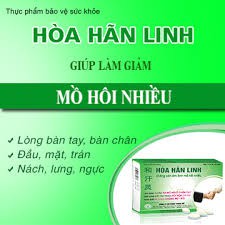 CHÍNH HÃNG HÒA HÃN LINH - GIẢI TỎA NỖI LO MỒ HÔI NHIỀU TAY CHÂN (tích 10 tem được 1 hộp)