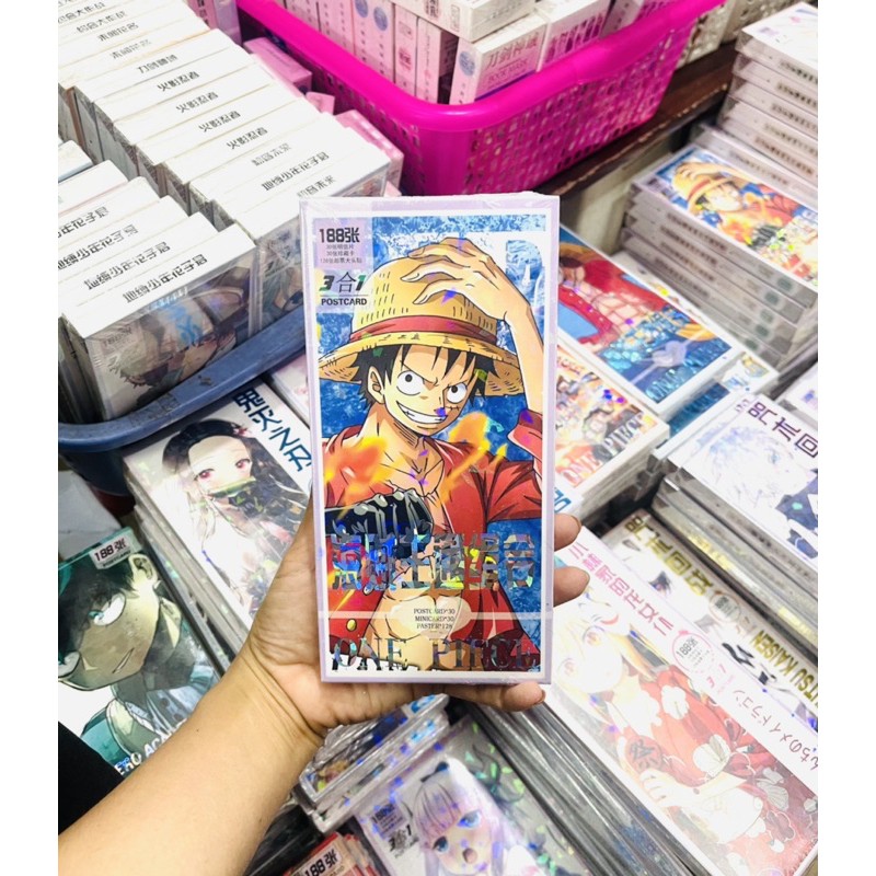 bộ poscard onepiec 180 ảnh