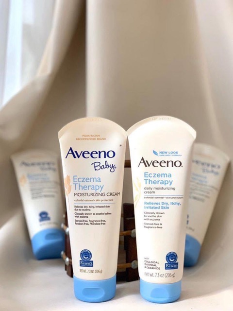 Kem trị chàm AVEENO BABY ECZEMA nội địa Mỹ tuýp 141g