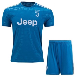 Quần Áo bóng đá CLB JUVENTUS THIRD KIT (Có ảnh thật) - vải thun lạnh xịn (Màu Xanh biển)  Mùa giải mới 2019/20