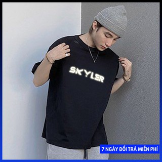 Áo Thun Free Frie SKYLER SƠN TÙNG M-TP Phản Quang Tay Lỡ Unisex