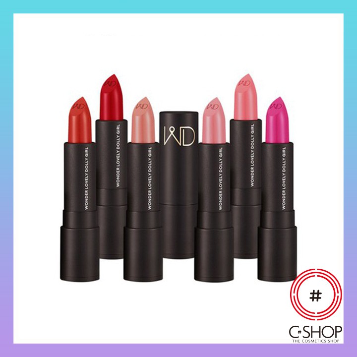 Son Thỏi WONDOLLY VIVID VELVET LIPS_Mỹ phẩm Hàn Quốc chính hãng