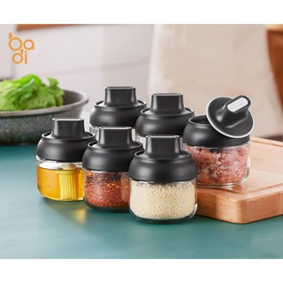 BỘ 3 HŨ THỦY TINH ĐỰNG GIA VỊ SIÊU KÍN PROTECTOR.