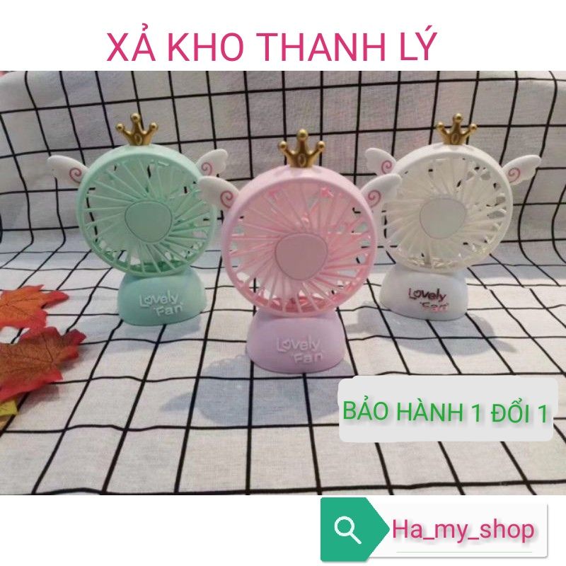 Quạt Tích Điện Cầm Tay Mini Fan