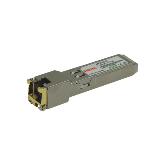 SFP APTEK ASP1210 sử dụng cáp mạng đầu ra RJ45 tốc độ 1000Mbps