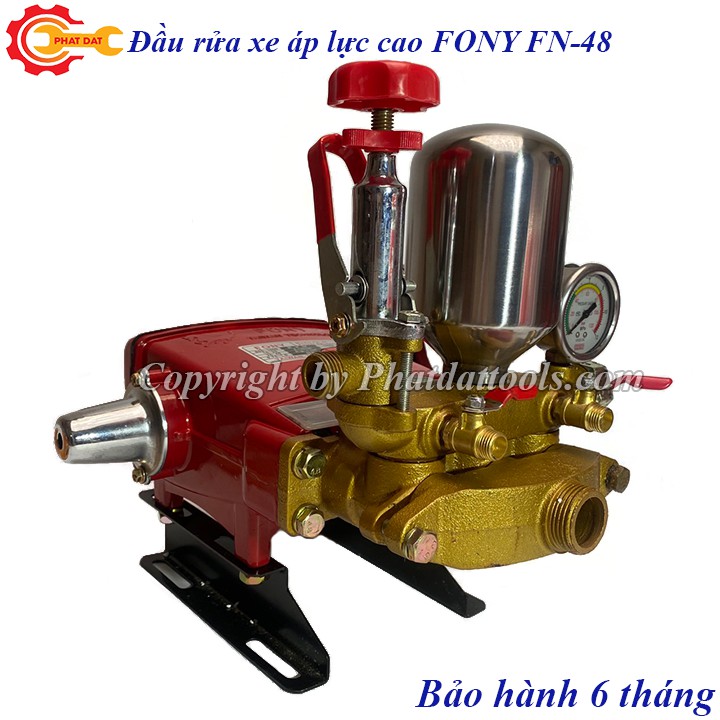 Đầu rửa xe áp lực cao FONY FN48 cao cấp-Máy rửa xe đầu rời-Made in Taiwan-Bảo hành 6 tháng