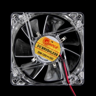 FAN CASE LED 8CM (BLUE)