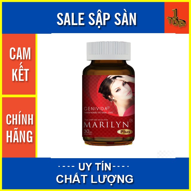 Viên Uống Marilyn Plus - Hỗ Trợ Cải Thiện & Giảm Các Biểu Hiện Do Suy Giảm Nội Tiết Tố Nữ - Hộp 30 viên | BigBuy360 - bigbuy360.vn