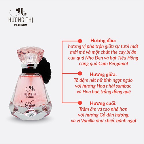 [FREESHIP, HOÀN XU] NƯỚC HOA NỮ [Lưu hương 7-12h] ELYZA HƯƠNG THỊ 30ml | Thế Giới Skin Care