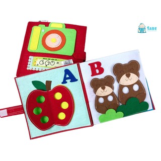 Sách vải the Alphabet (bé 6 đến 15 tháng)