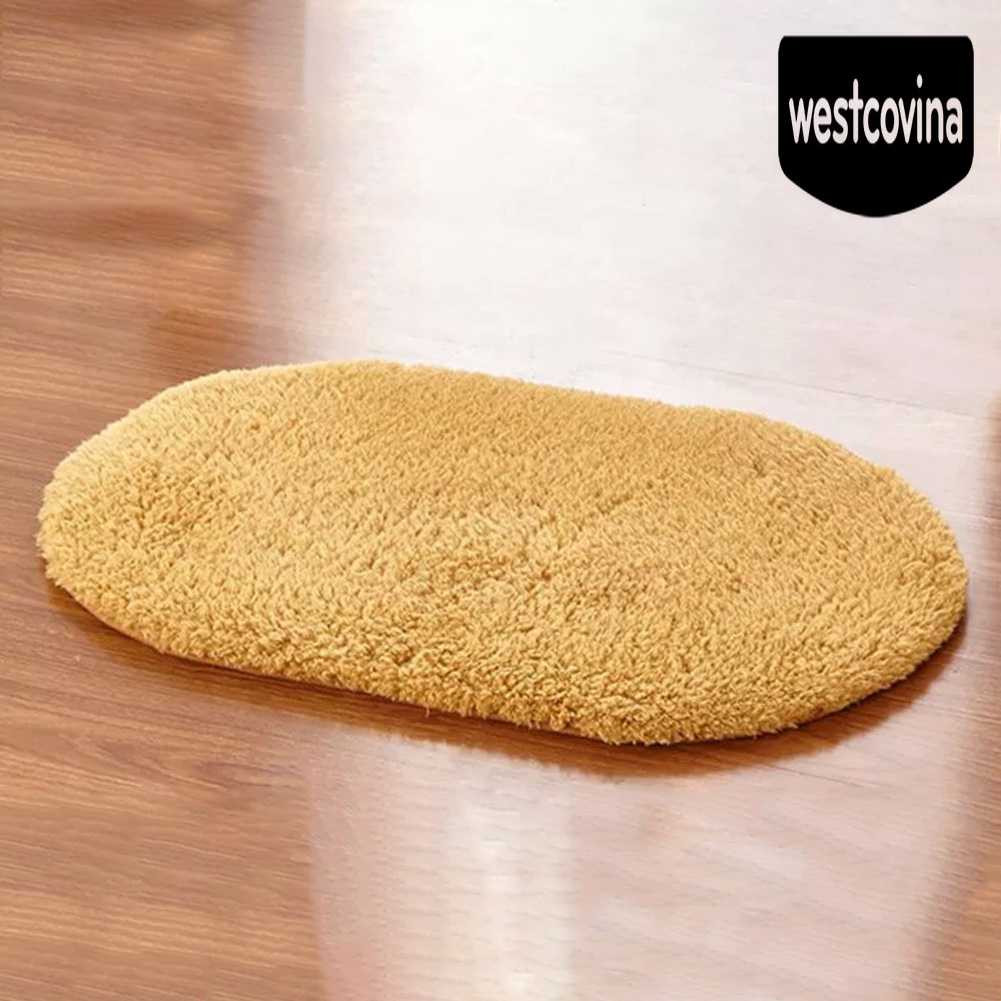 [Hot]☀ Thảm Lông Trải Sàn Mềm Mại Thấm Hút Nước Chống Trượt Màu Sắc Đơn Giản